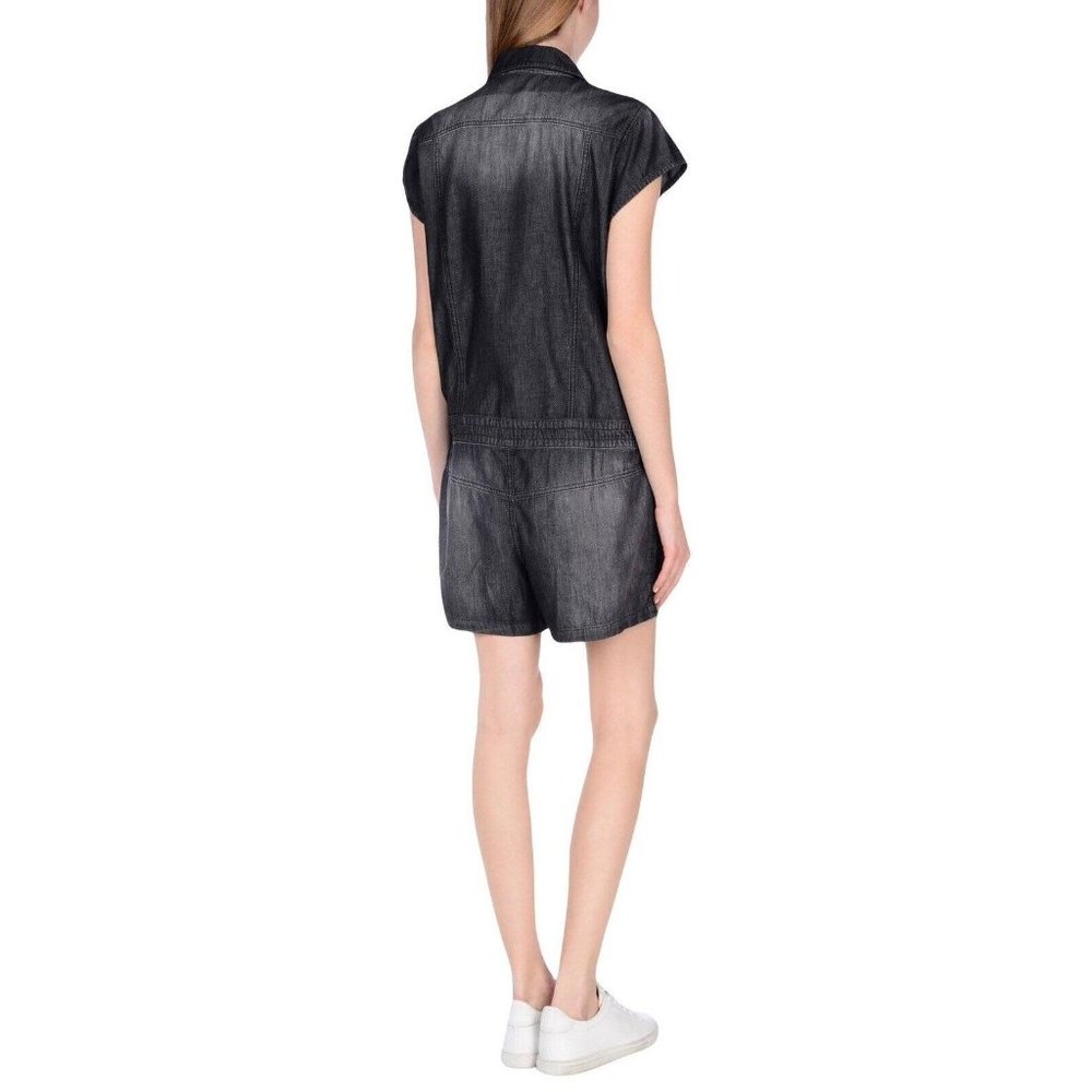 $228 Diesel Sade Women’s Jumpsuit In Black Relax Fit Size S